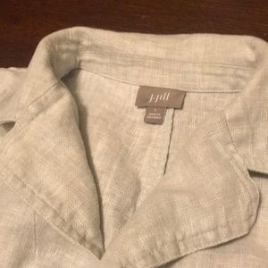 J. Jill 100% linen top